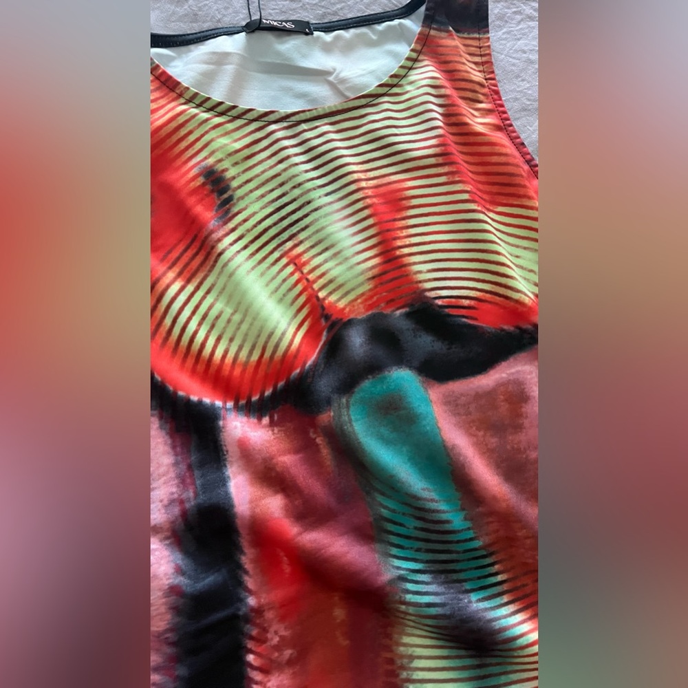 Micas imprint dress - Picture 4 of 6